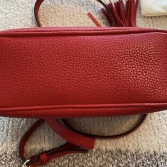 Authentic Red Gucci Soho Disco Bag ♥️ - Picture 3 of 11